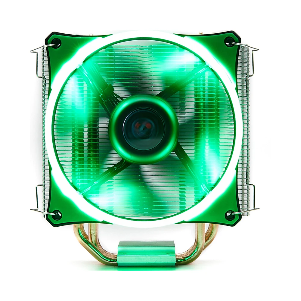 SOPLAY cpu Cooler 4pin 120 мм вентилятор кулер синий светодиодный RGB вентилятор ПК для Intel LGA 115X AMD все серии охлаждения процессора вентилятор радиатора