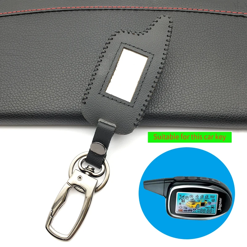 Русская версия EZ-Four чехол из натуральной кожи для Jaguar EZ-FOUR/KGB MX-9 для Scher-Khan Magicar Fit M5 M7 чехол для автомобильного ключа