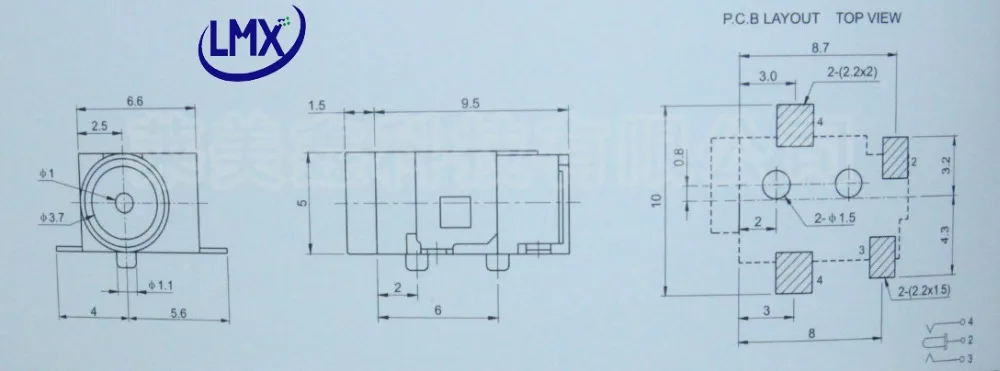 30 шт./лот DC031 3 5*1 мм разъем адаптера питания DC-031 4 pin SMD SMT | Обустройство дома