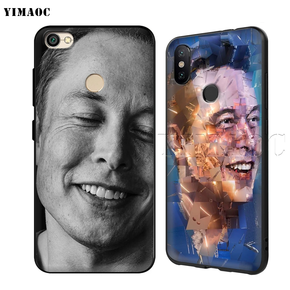 Силиконовый чехол YIMAOC Elon Musk для Xiaomi Redmi Note 4 4x 4a 5 5a 6 8 Pro Prime Plus | Мобильные телефоны и