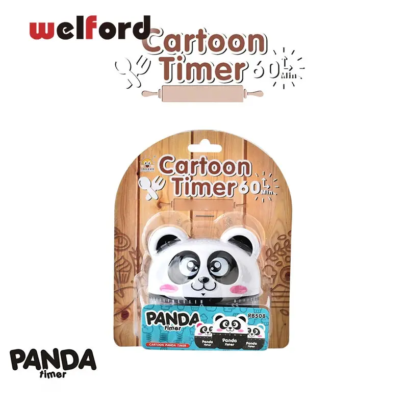Creative panda Kitchen Timer Stopwatch Cook Reminder Hours Minutes Timing Alarm Clock Mechanical Countdown tool | Дом и сад
