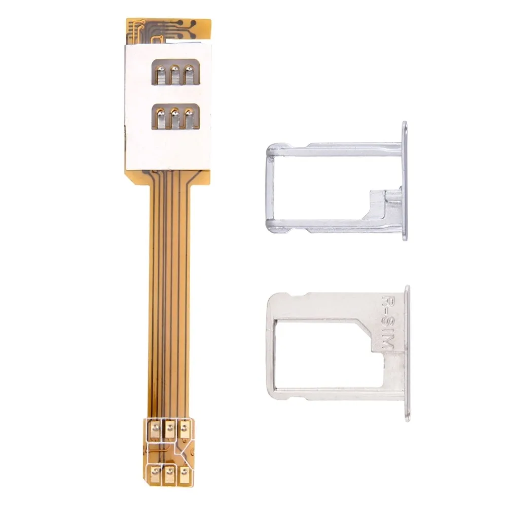 Двойной адаптер для сим карты микро карта расширение Morecard iPhone 4/4S Samsung galaxy S3 S4 S5 NOTE 2