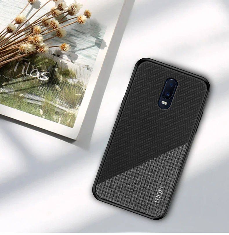 MOFI OnePlus 6 т защитный чехол крышка ПУ; кожа; силикон Роскошные чехол для телефона One Plus 6 т задняя крышка 1+ 6 т ударостойкий чехол