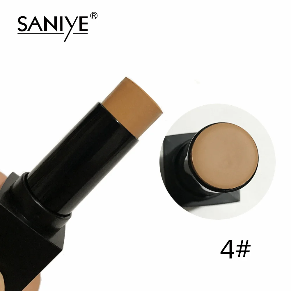 SANIYE, 1 шт., основа для макияжа, полное покрытие, контур, консилер для лица, основа, Праймер, увлажняющий крем, маскирующий порошок, бронзатор, консилер, Стик, R85 - Цвет: 04