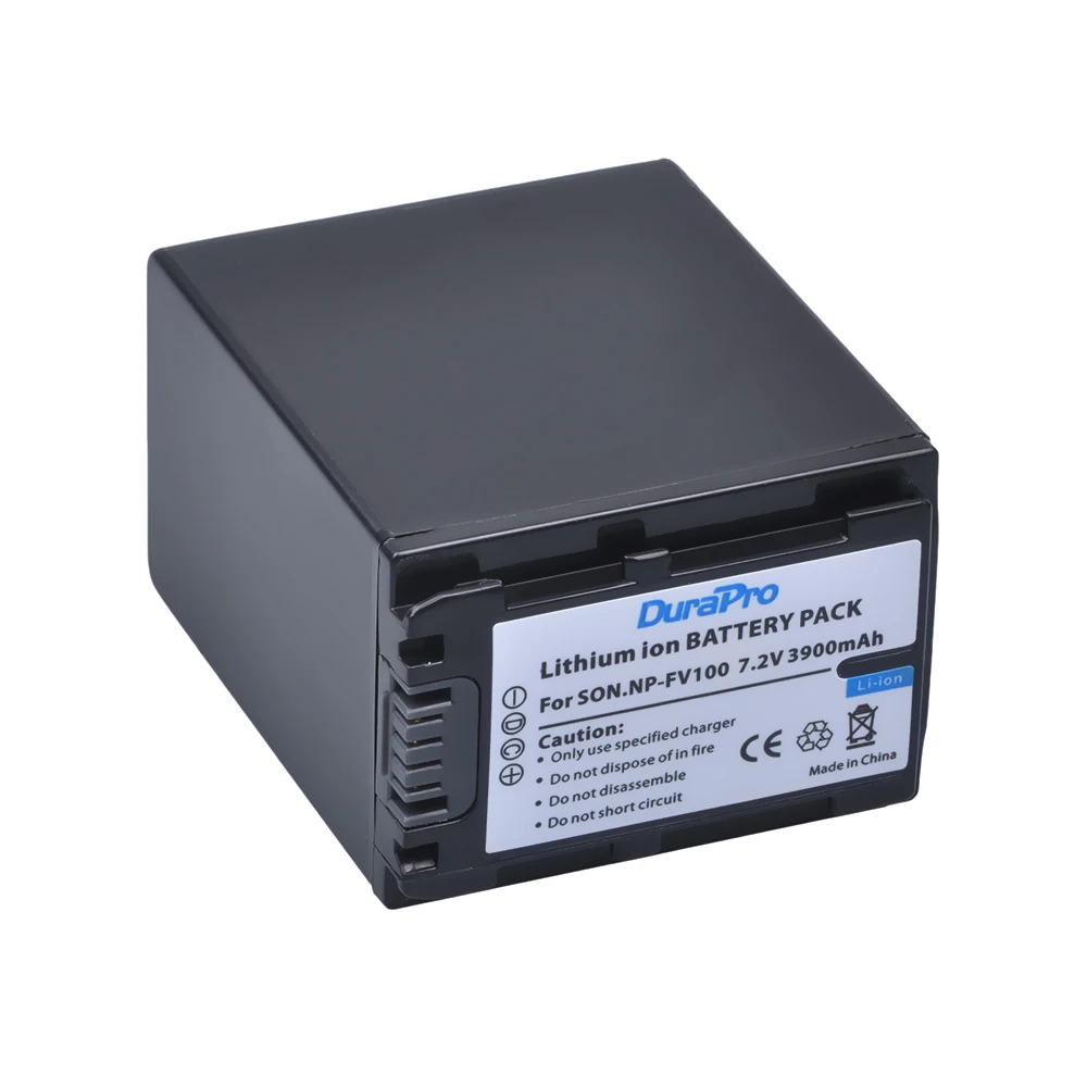 4x3900 мА · ч NP-FV100 FV100 NP аккумулятор + двойное зарядное устройство для Sony DCR-DVD103 XR100