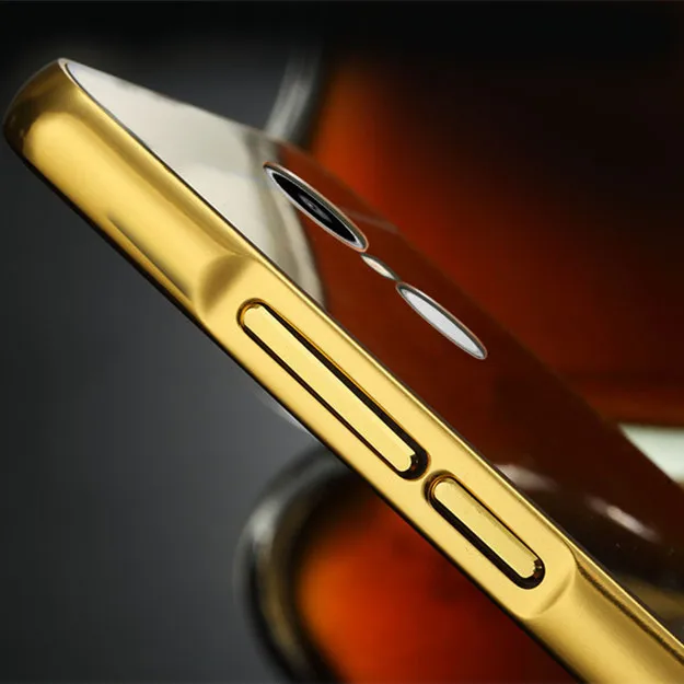 Роскошные Чехлы-Капа для Xiaomi Redmi Note 3 зеркальные Чехлы задней панели алюминиевая