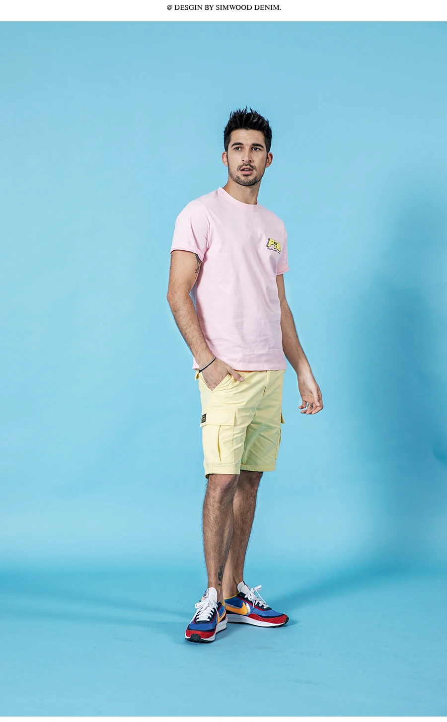 SIMWOOD, летняя Новинка, футболка с буквенным принтом, Мужская модная футболка, хлопок, брендовая одежда, высокое качество, топ 190151