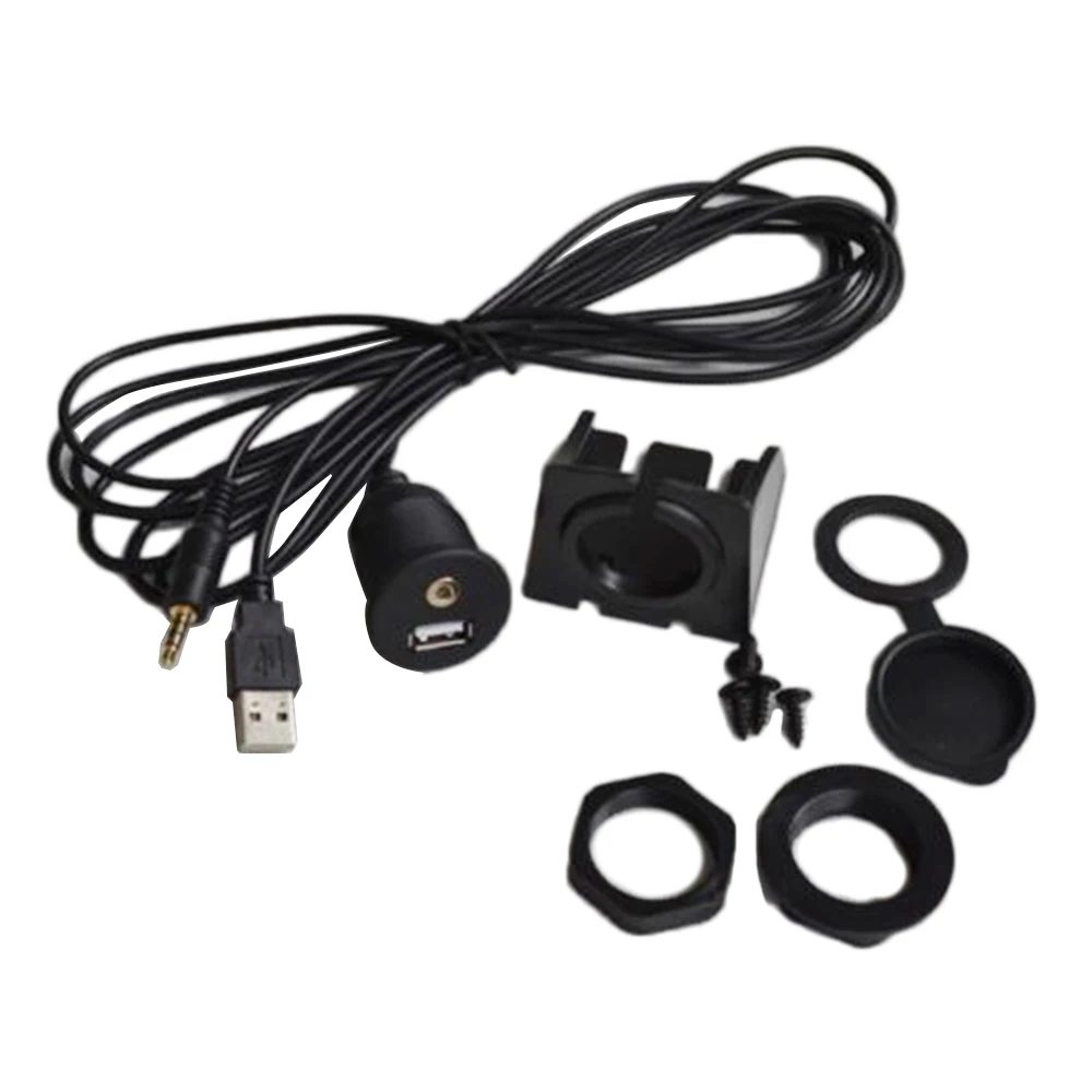 Для приборной панели автомобиля Moto панель скрытого монтажа USB 2 0 3 5 мм M/F AUX