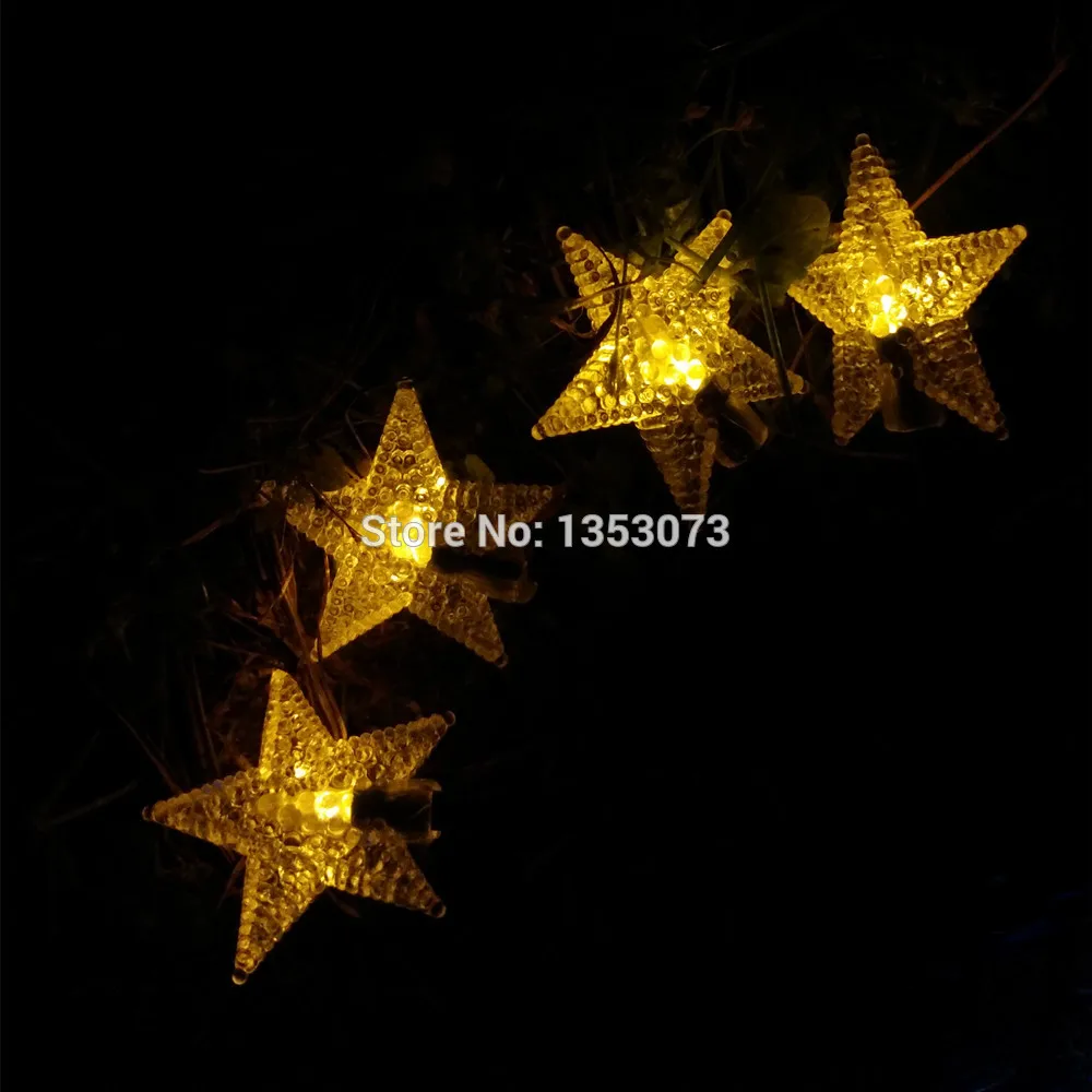 YIYANG Star Light светодиодный водонепроницаемые уличные фонари для праздника, рождественской вечеринки, Новогоднее украшение, Рождественские огни para Exterior