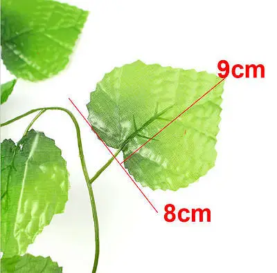 US12X Свадебные украшения искусственная гирлянда из листьев плюща растения Лоза