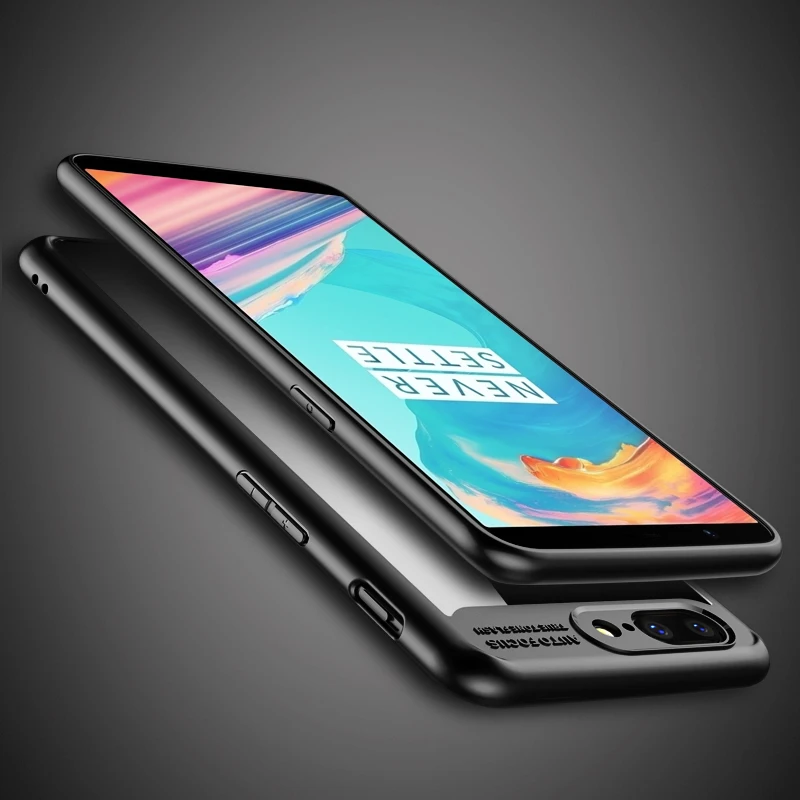 One plus 5t чехол oneplus прозрачная задняя крышка Мягкий край защитный для телефона MOFi
