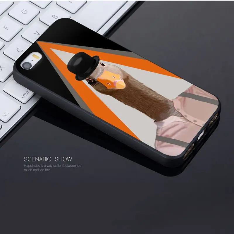 Yinuoda для iphone 7 6 X силиконовый чехол с мультяшным Заводной апельсин канадская