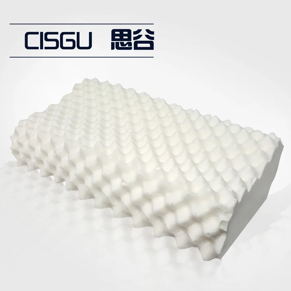 

Natural Latex Bed Cervical Orthopedic Pillow Sleeping Contour Message Neck Head Care Memory Foam Cervical disease special
