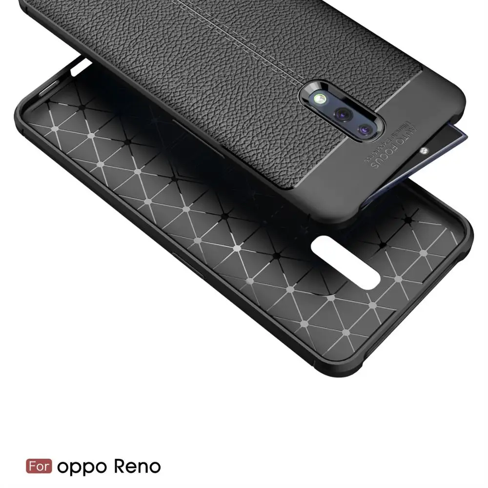 YTIFOU Hot Selling Litchi Texture Rugged Armor Mobile Case Cover For OPPO Rone A7 A5 R17 R15 PRO Realme 1 2 |