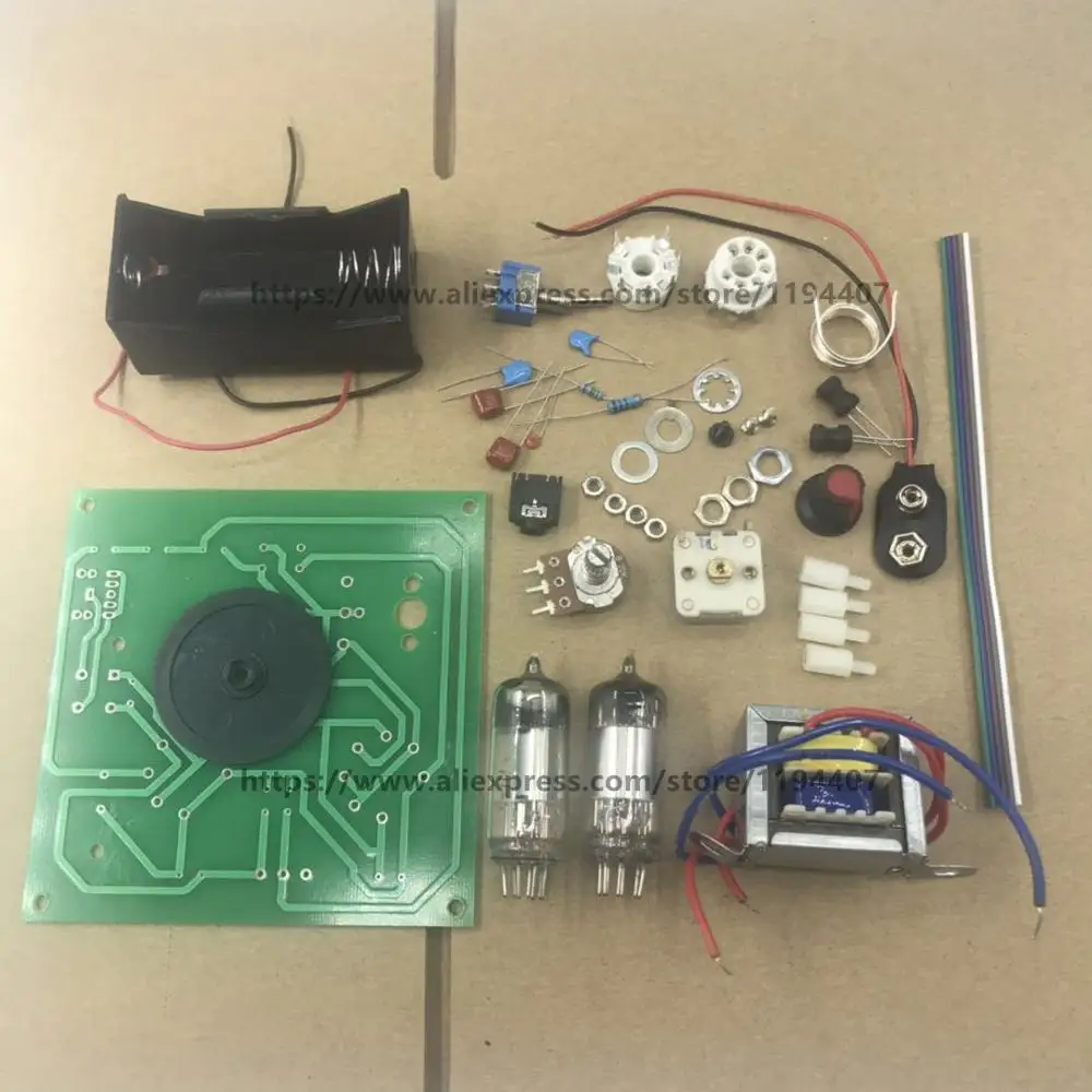 1 шт./лот DC две лампы PCB Board tube radio kit two light FM board лучшее качество|Радиоприёмники| |
