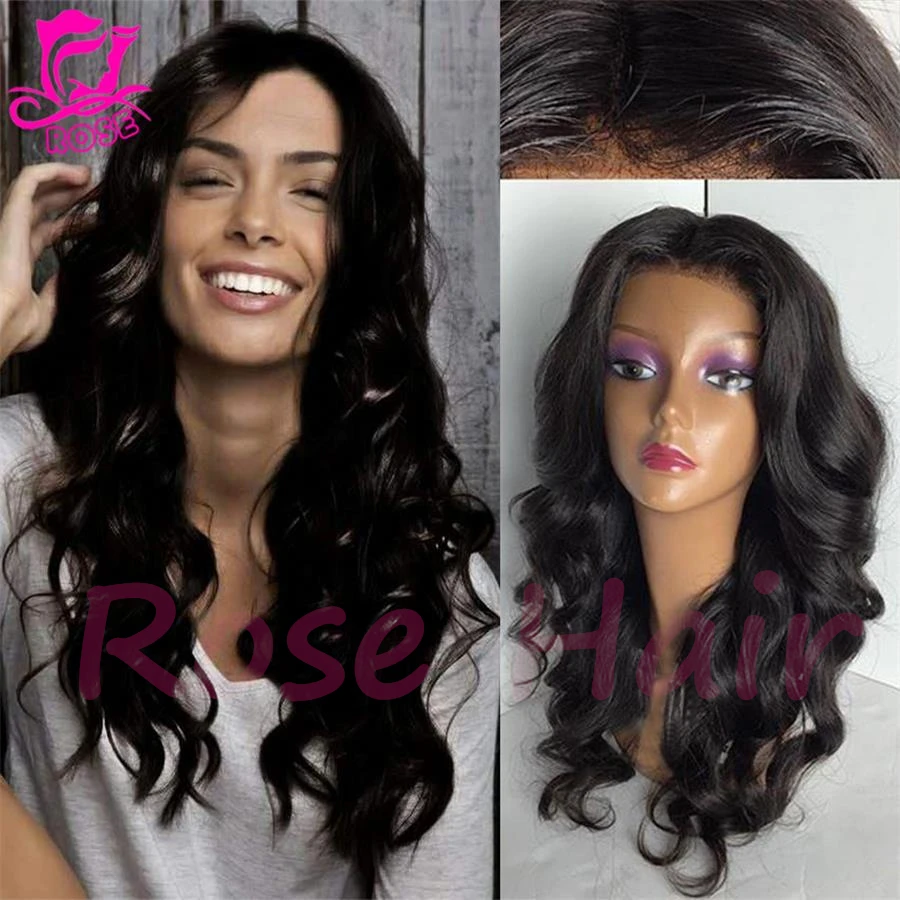 Полный Шнурок Человеческих Волос Парики Для Чернокожих Женщин Glueless Девственные