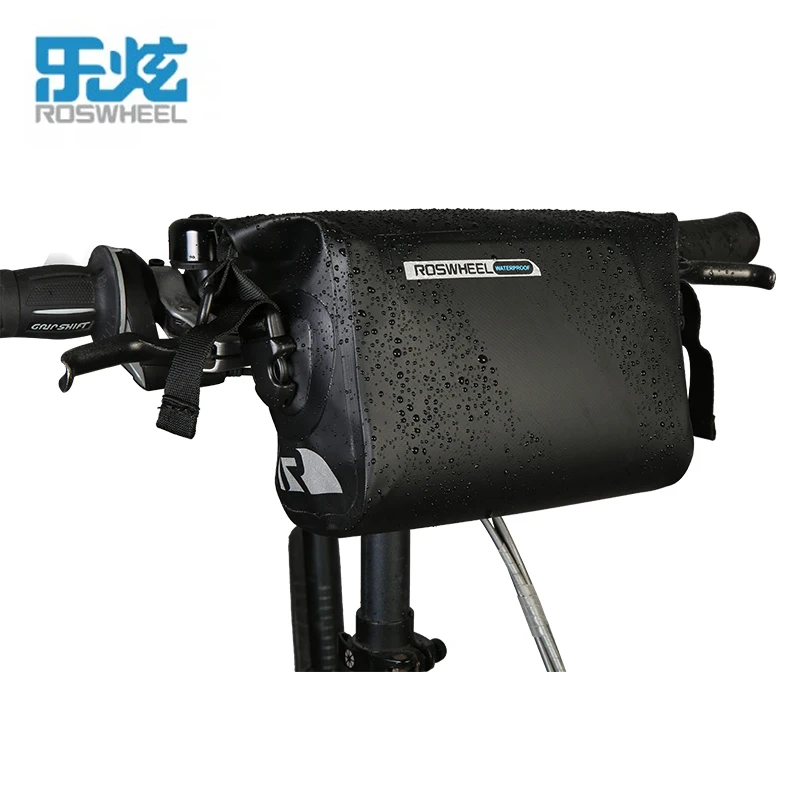 ROSWHEEL сухой 3L велосипедный руль для велосипеда передняя корзина из ПВХ полностью