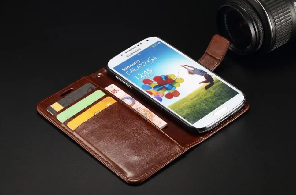 Кожаный чехол-бумажник для Samsung Galaxy S4 mini 4 I9505 SIV 919 i9190 i9192 Duos 747 |