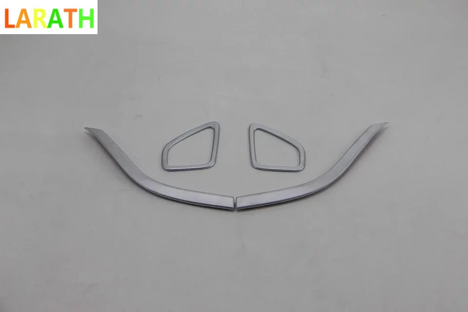 Car inner garnish cover trim ABS chrome front up left+right Air conditioning Outlet Vent For Jeep Cherokee 2014 2015 2016 2017 | Автомобили