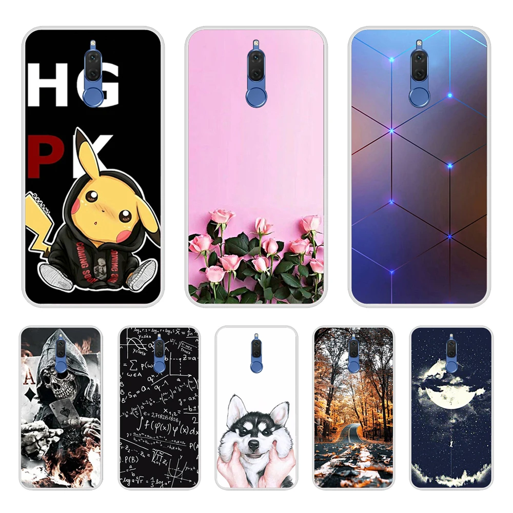 Чехол для Huawei Mate 10 Lite 5 9 дюйма мягкий силиконовый чехол из ТПУ / Nova 2i Honor 9i задней