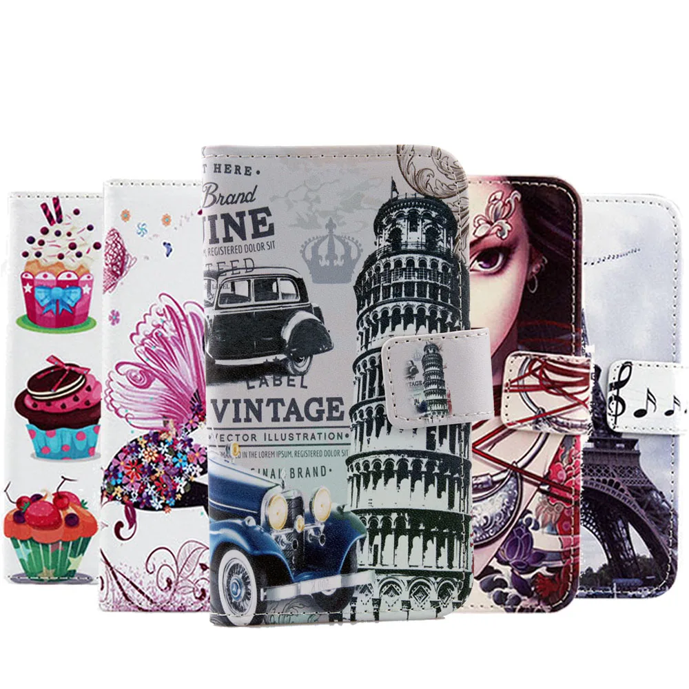 

AiLiShi Flip PU Leather Case For DOOGEE Y6C Case High Quality Cartoon Painted Protective Cover Skin With Card Slot