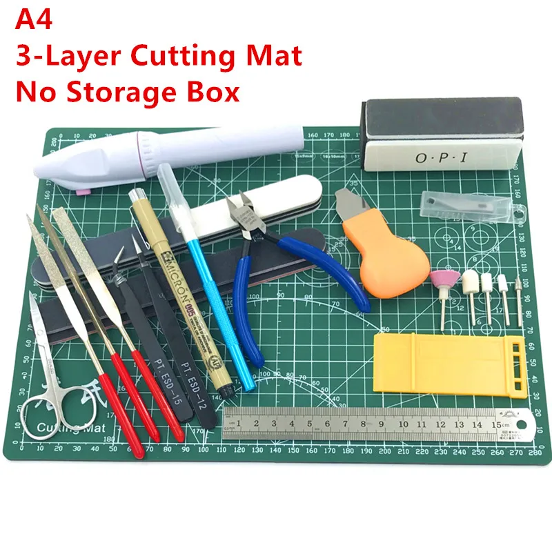 HOT SALE Хобби Моделирование Набор Инструментов Модель DIY Режущий Мат Шлифовальный Станок Полировки Инструменты Для Gundam - Цвет: HOT SALE