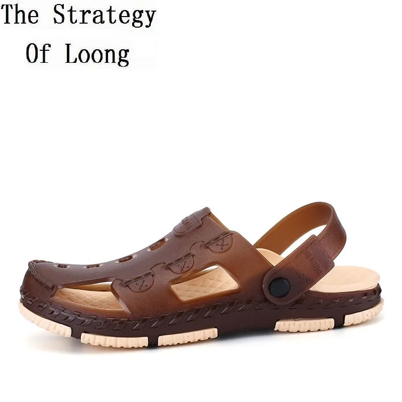 2019 Новое поступление модные повседневные мужские пляжные туфли летние сандалии