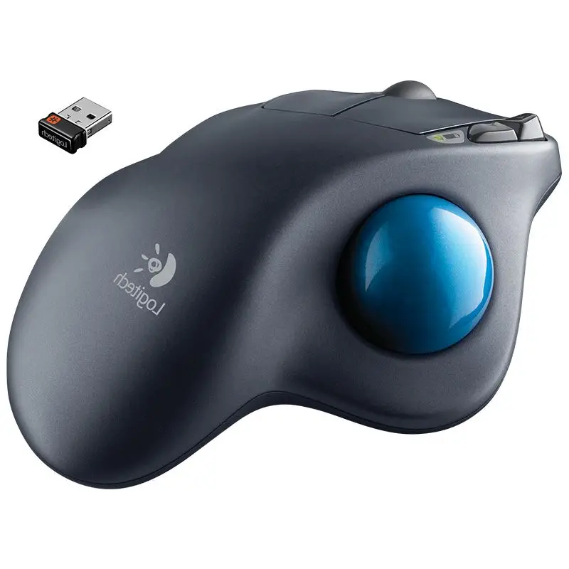 Мышь игровая Logitech M570 беспроводная для ноутбука лазерная мышь вертикальная