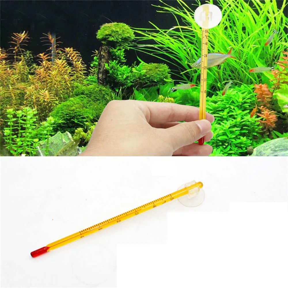 New Glass Meter Aquarium Fish Tank Water Temperature Thermometer Suction Cup | Дом и сад