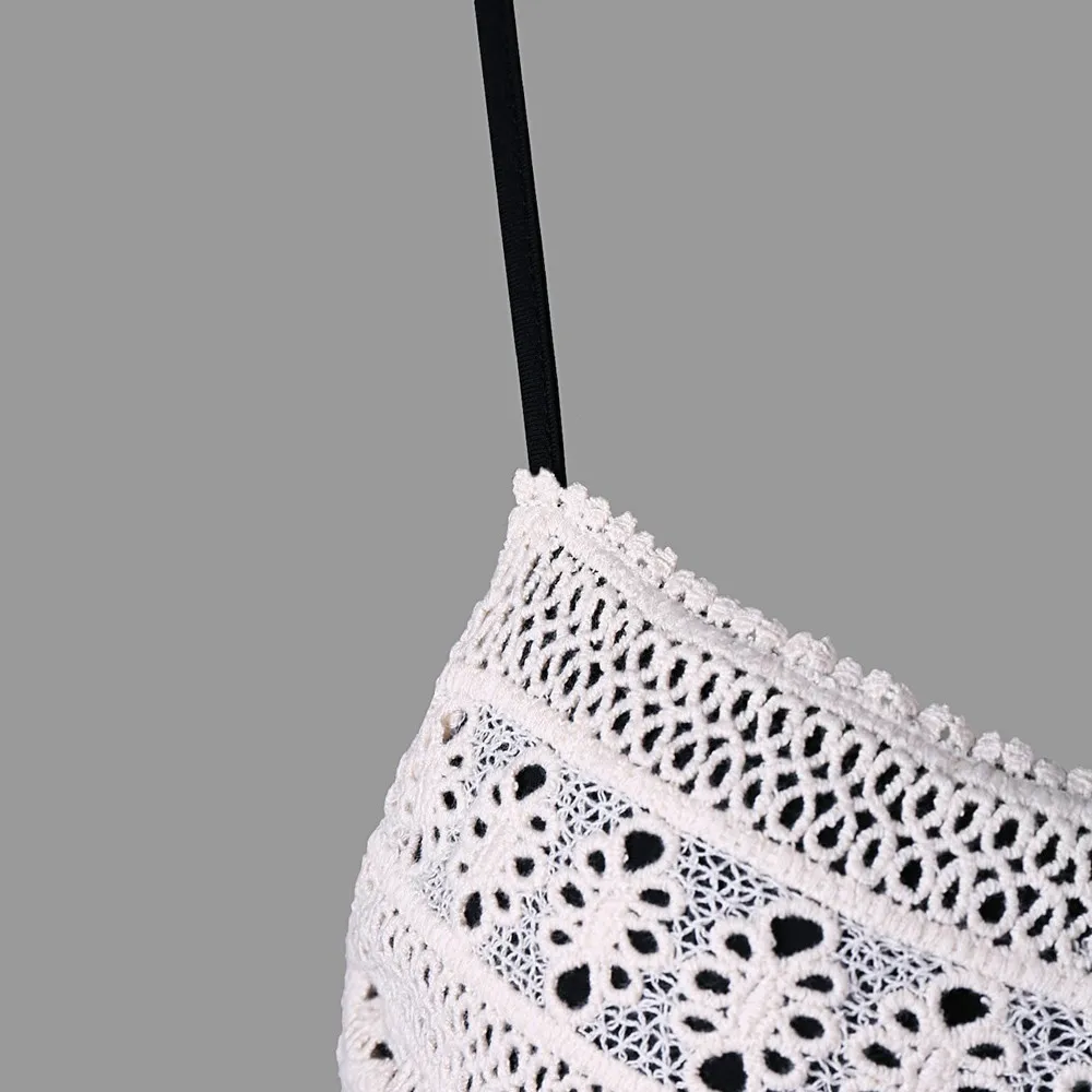 Летнее платье 2019 повседневное модное женское вязаное кружево с открытой спиной