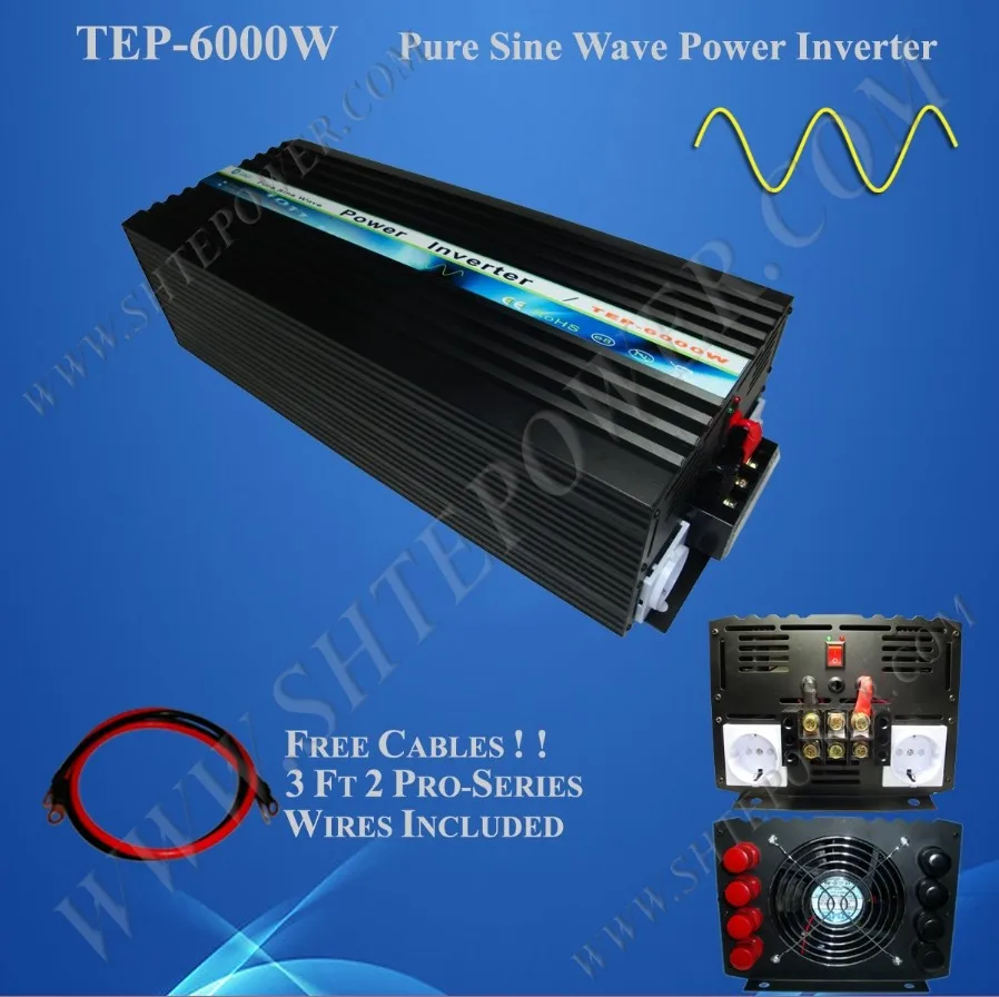 6 кВт Солнечный автономный инвертор 6000 Вт 12В 220В|invert|inverter powerpower strike |