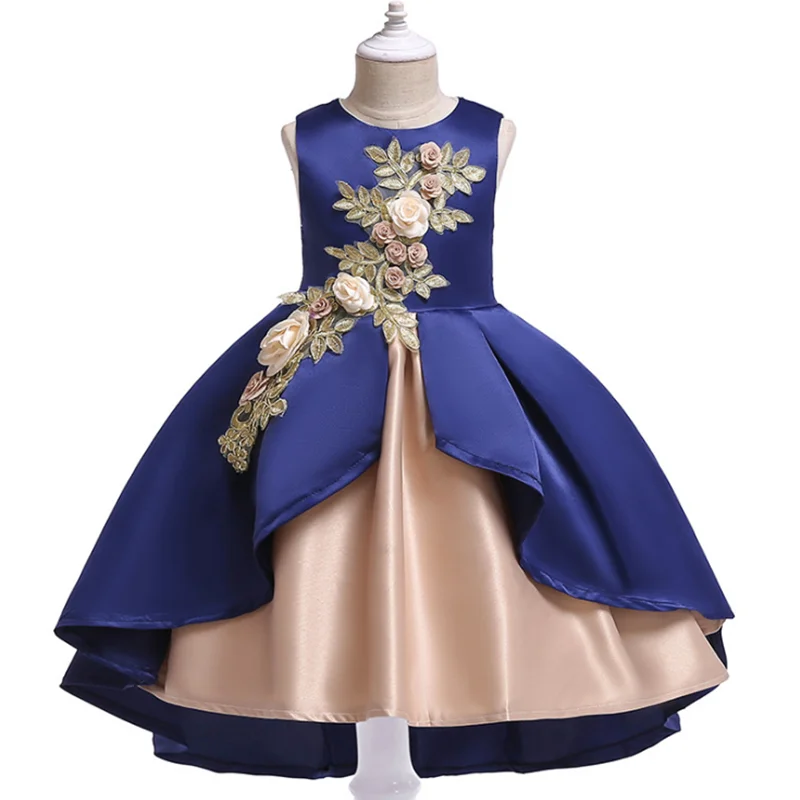 2019 новое летнее платье для девочек хлопковое детское принцессы в европейском и