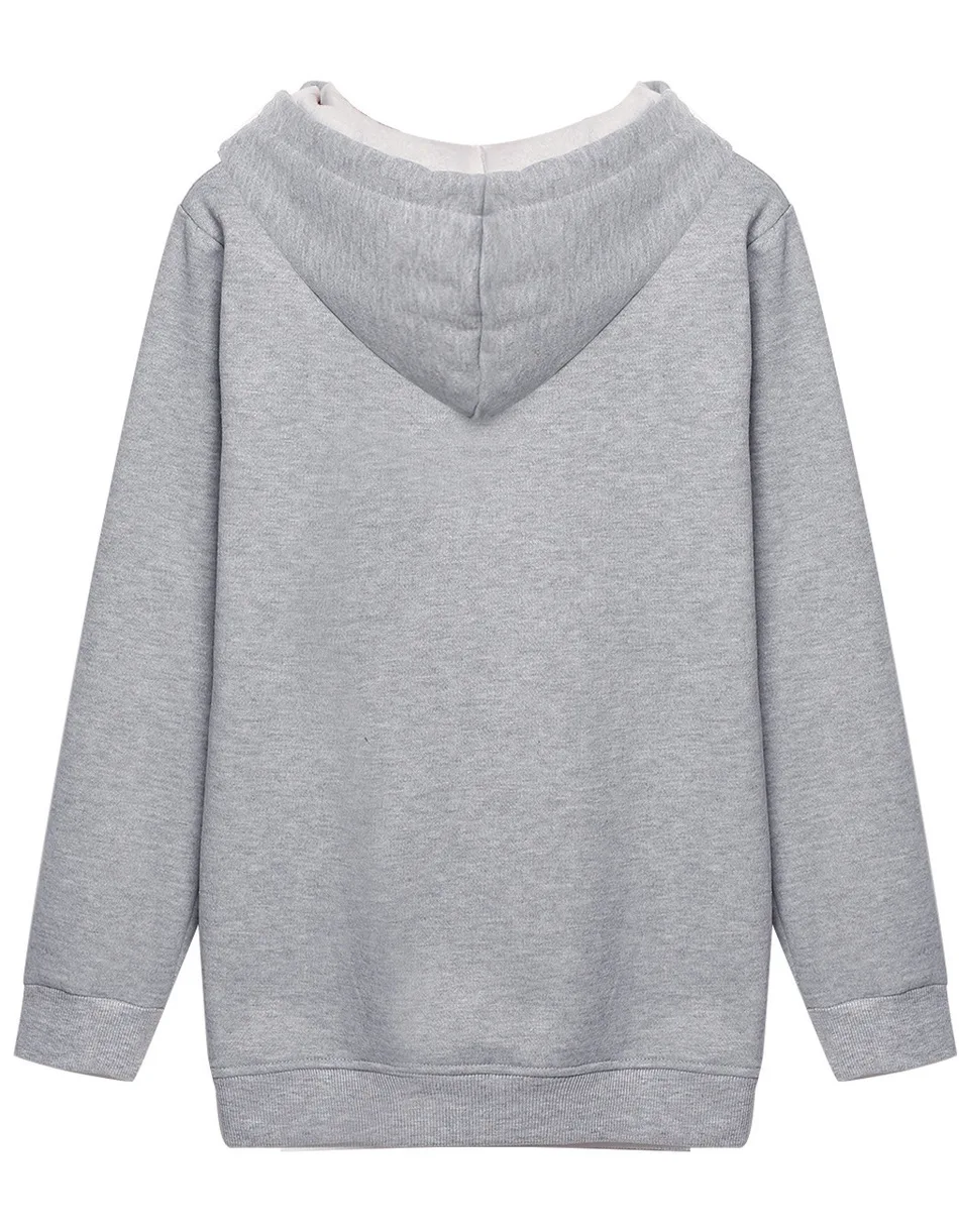 Кигуруми весна и осень мужская женская серая толстовка с капюшоном Тоторо