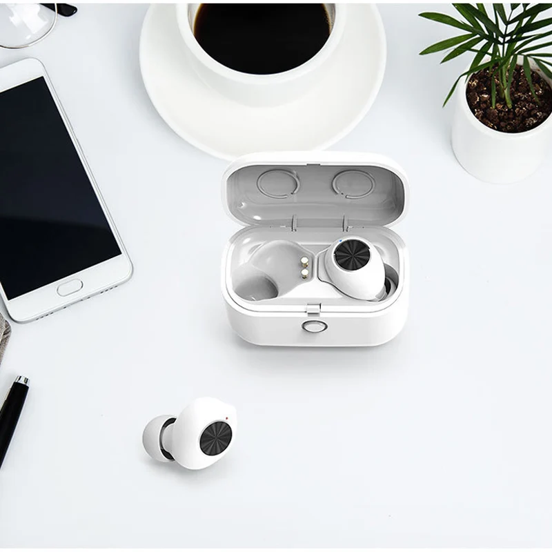 Bluetooth наушники TWS 5 0 в ухо стерео Беспроводная гарнитура умный голос Siri HD микрофон