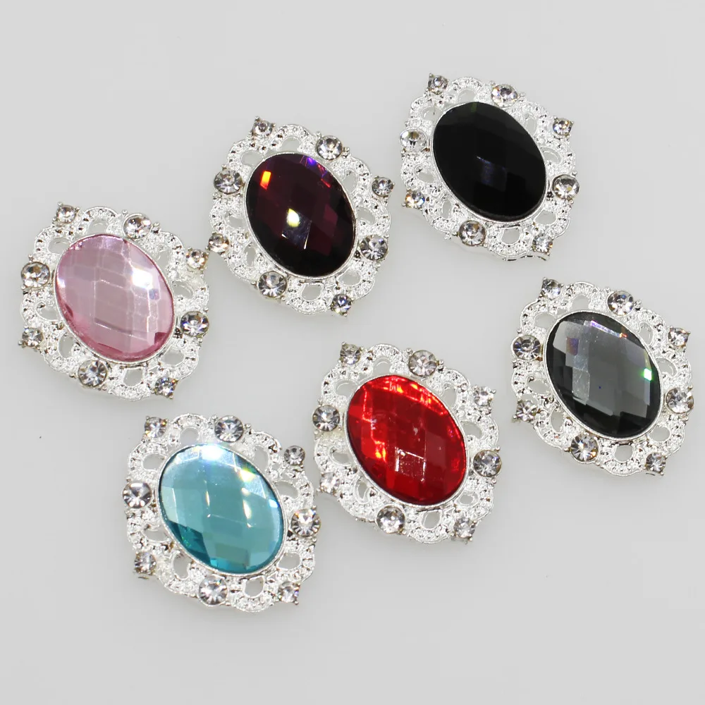 Модные прозрачные стеклянные стразы пуговицы 10 шт. свадебные приглашения для