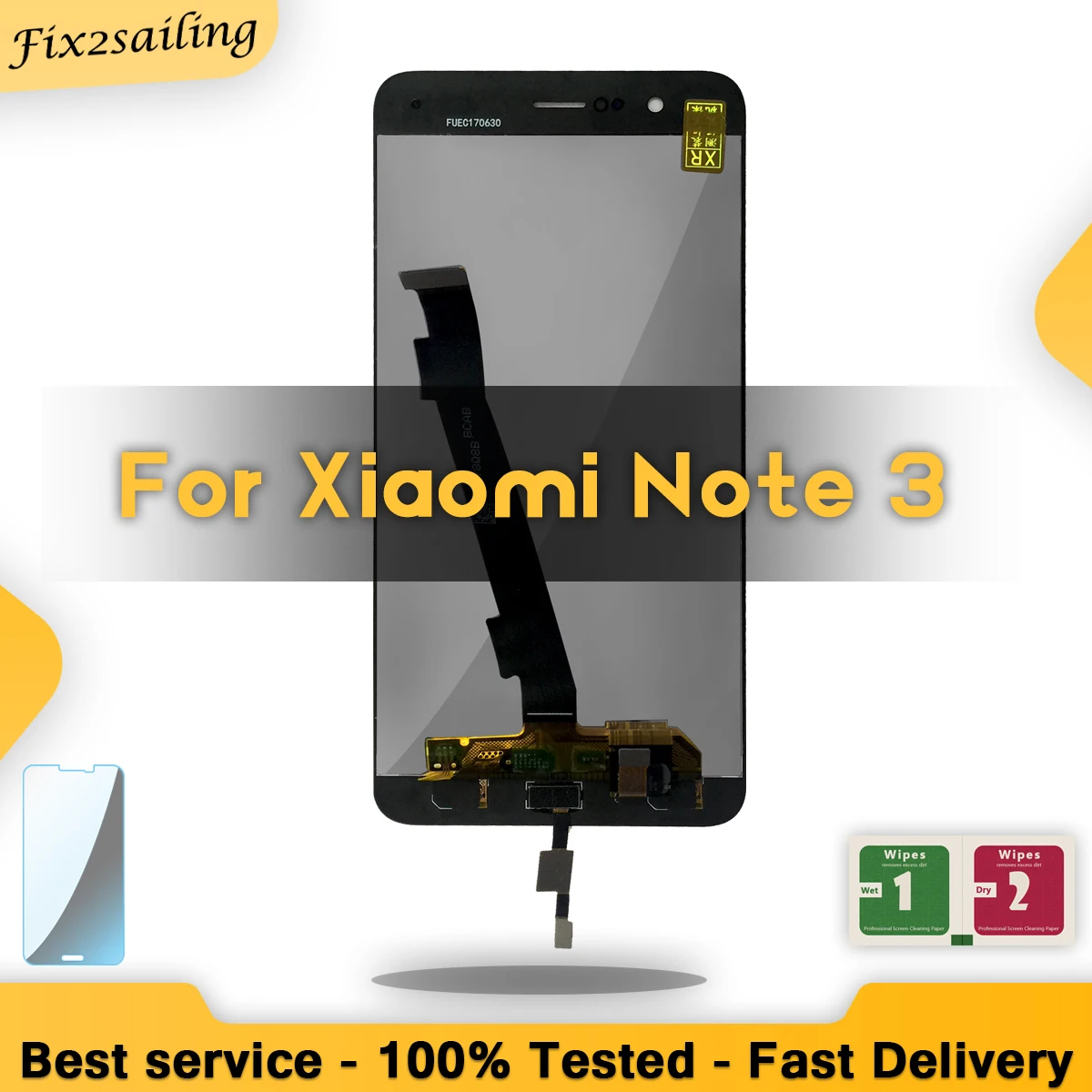 ЖК дисплей для Xiaomi Mi Note 3 сенсорный экран 5 дюйма FHD тест хороший дигитайзер в сборе