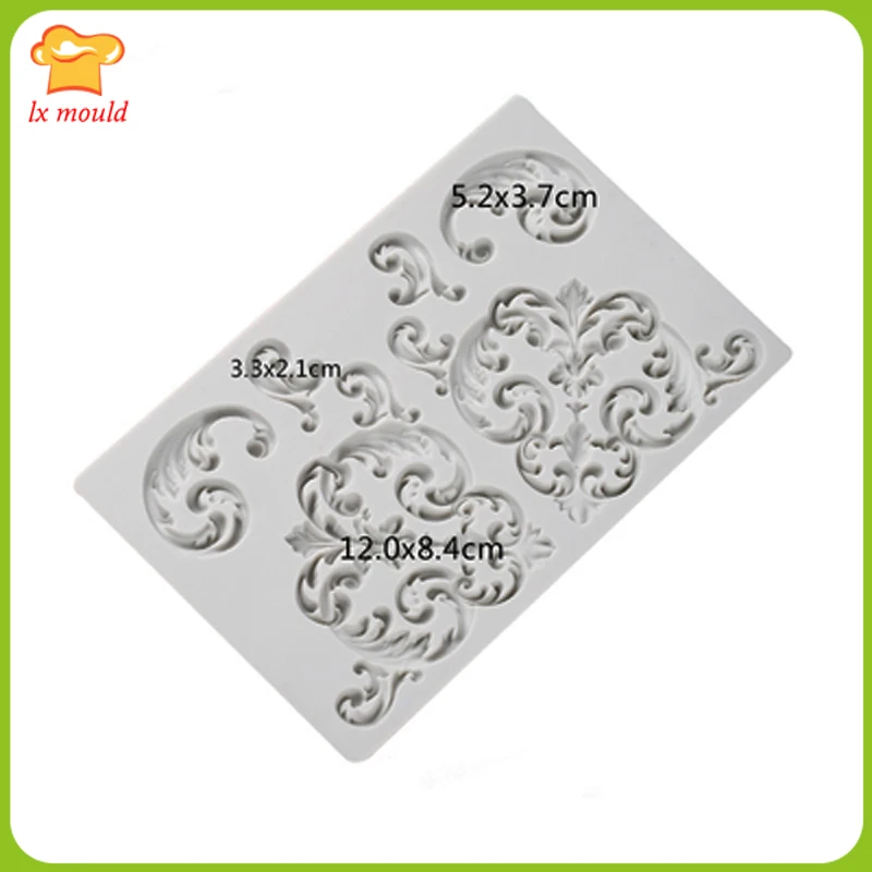 

Classical Lace Mold Textured Tool European Style Mould Silicone
