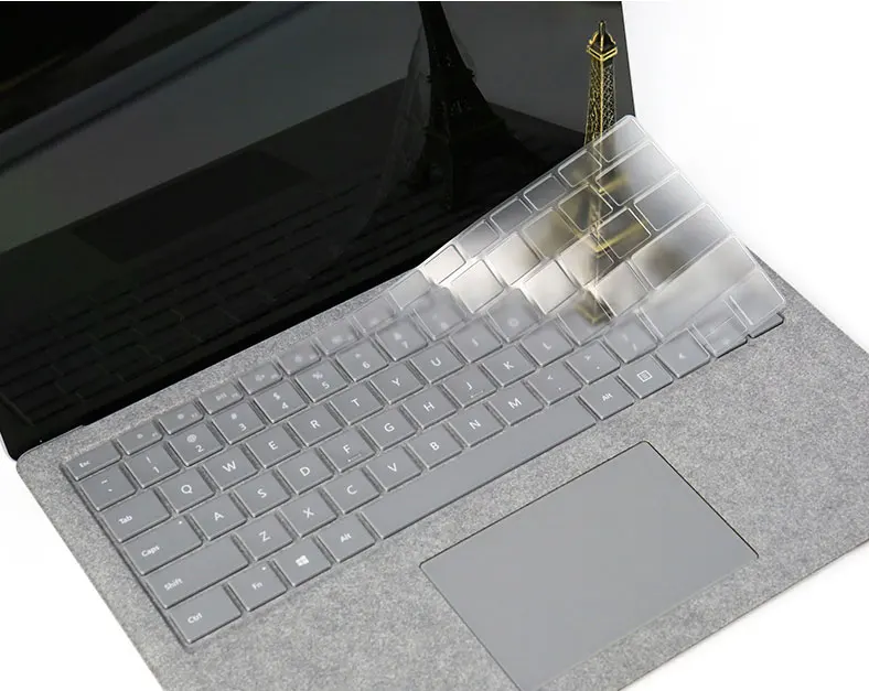 Для microsoft Surface Book 2 15 дюймов прозрачная клавиатура из ТПУ чехол Клавиатура для ноутбука водонепроницаемый Surfacebook 15,6 моющийся чехол