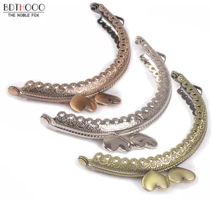 Металлическая рамка для кошелька 8,5 см, замок с поцелуями для клатча, аксессуары для сумок, 5 цветов, рамка для кошелька сделай сам