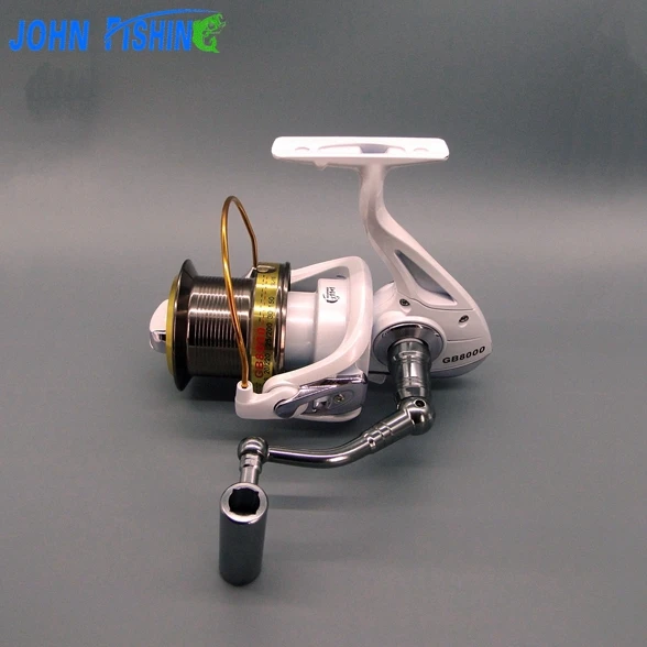 НОВЫЙ Спиннинг Катушка Рыбалка 8000 + 11 BB 4.6: 1 Алюминиевая Шпуля Полностью