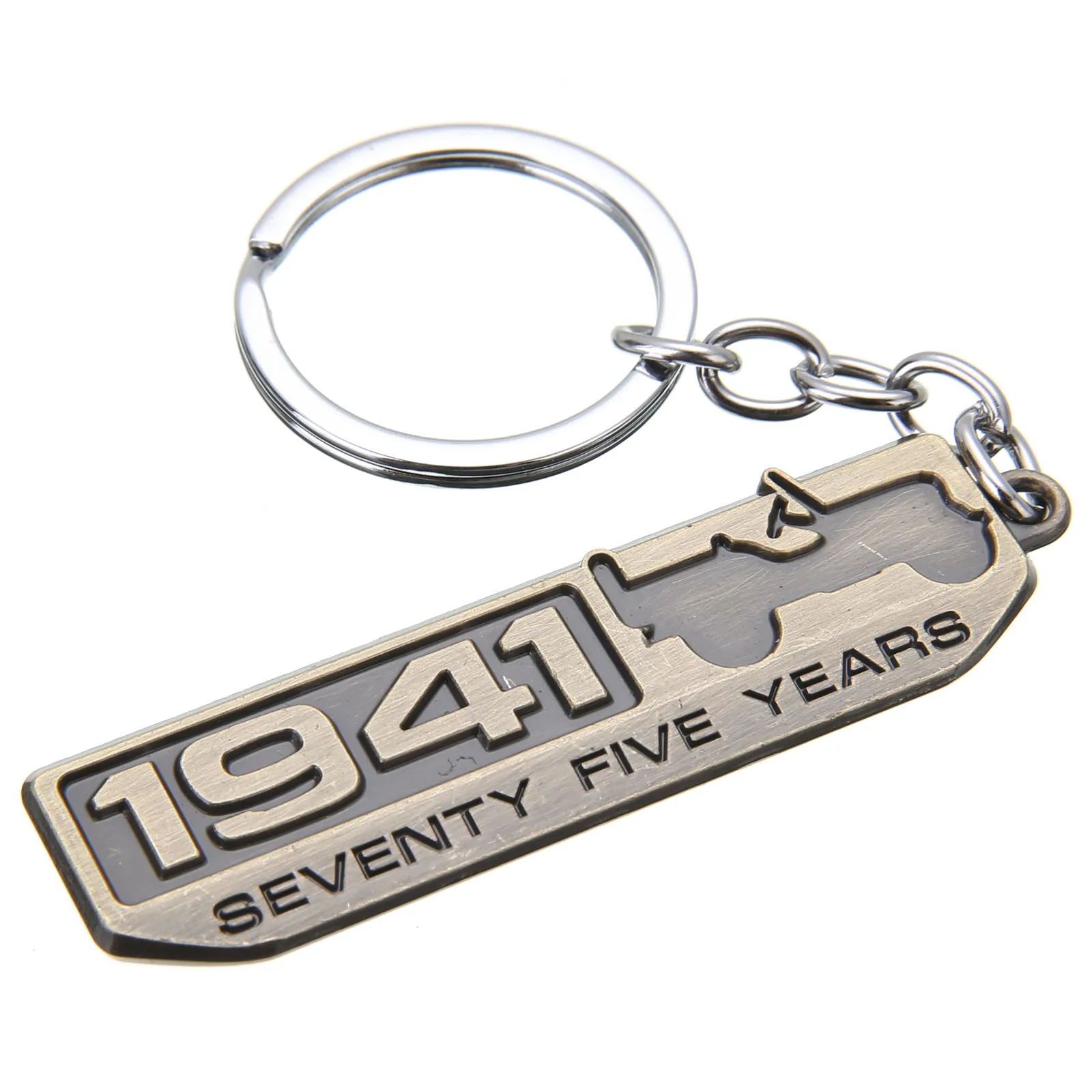 Металлический брелок для ключей автомобиля Jeep Wrangler Cherokee Compass 1941|key ring|ring carkey ring car |