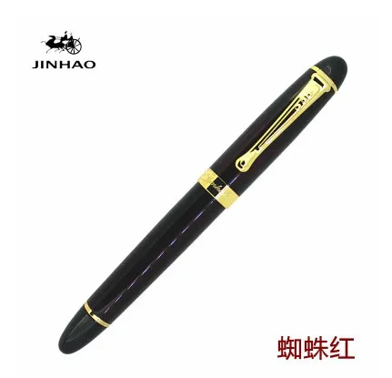 Jinhao X450 классический толстый корпус 1,0 мм изгиб перо каллиграфия ручка Высокое качество Металл перьевая ручка Роскошные чернила подарочные ручки для письма - Цвет: 21