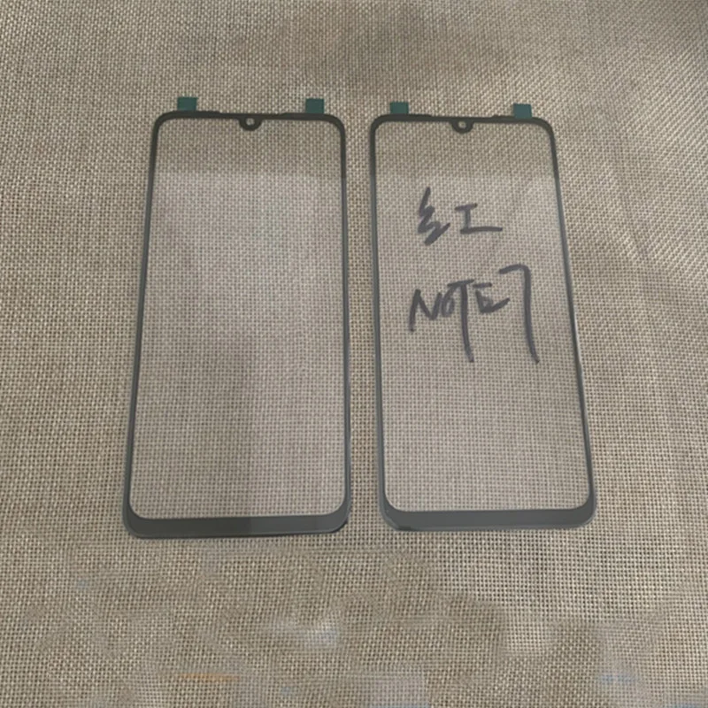 Сенсорный экран для Xiaomi Redmi Note 7 Note7 Передняя стеклянная крышка ЖК дисплей внешняя