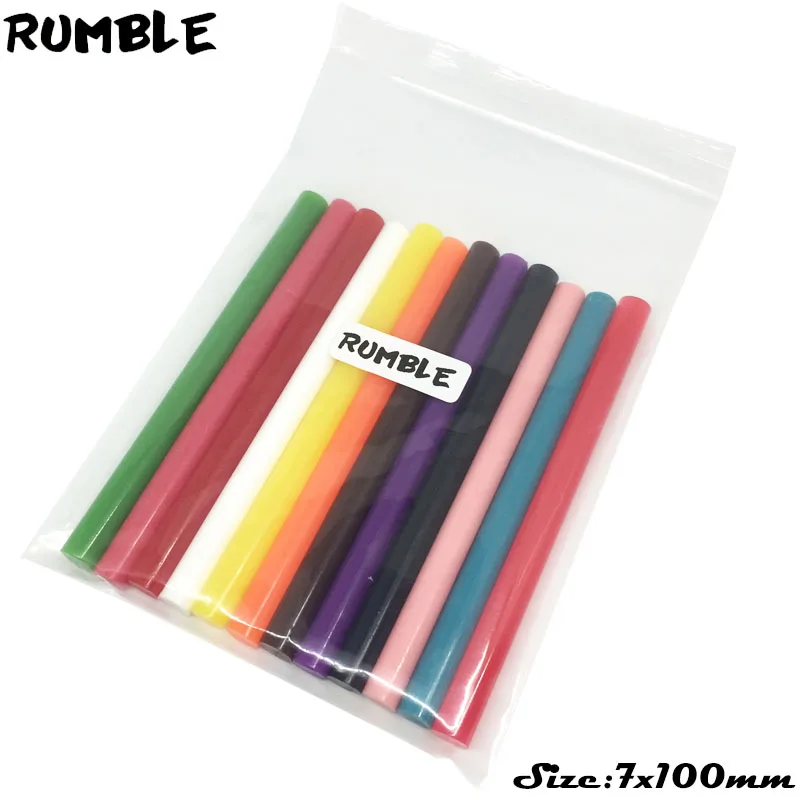 Гул 7 мм 12 Цвет одноцветное термоклей Стик для Электрический клеевой пистолет