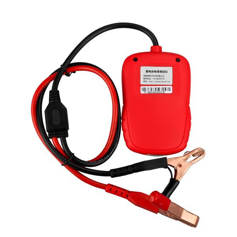 Портативный Автомобильный цифровой тестер батареи 12 В/24 В со светодиодный ным
