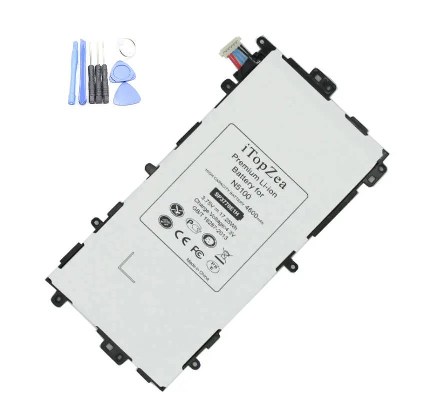 ITopzean 1x4600 мА/ч SP3770E1H Сменный аккумулятор для планшета Samsung Tab Note 8 0/510 0 3G с функцией GT