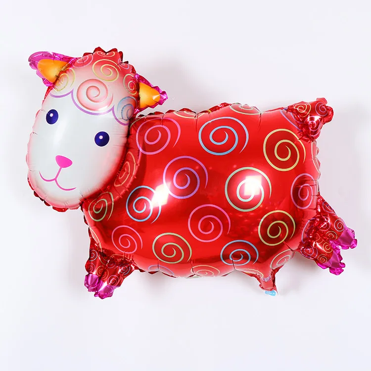 Милые овечки фольги воздушный шар День Рождения украшения Дети любят игрушки