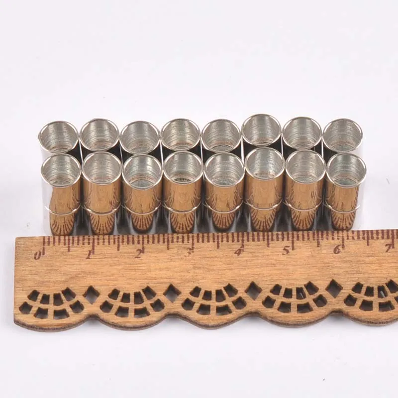 Серебряные прочные круглые магнитные застежки 5 комплектов для браслетов из