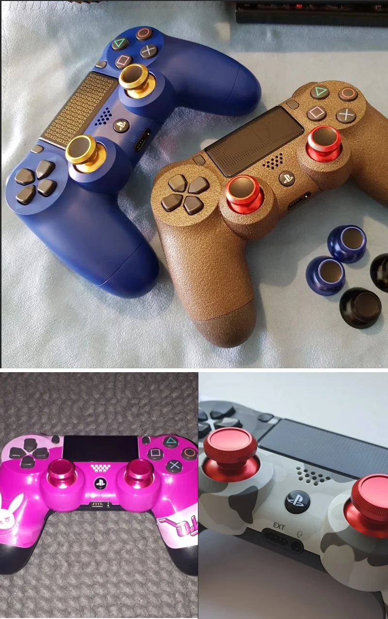 Алюминиевый металлический джойстик Джойстик аналоговая ручка для Playstation 4 PS4/Pro/Slim Xbox One/Slim аксессуары для контроллера