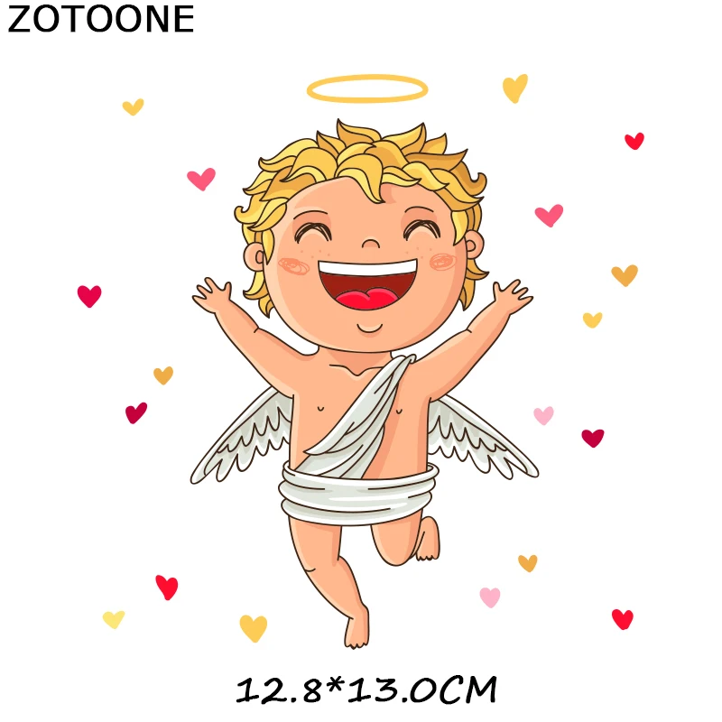 Нашивки ZOTOONE для детской одежды с принтом ангела верующего железо на переводе |